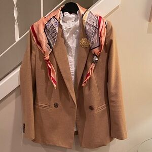 GAP Wool Blend Tan Blazer